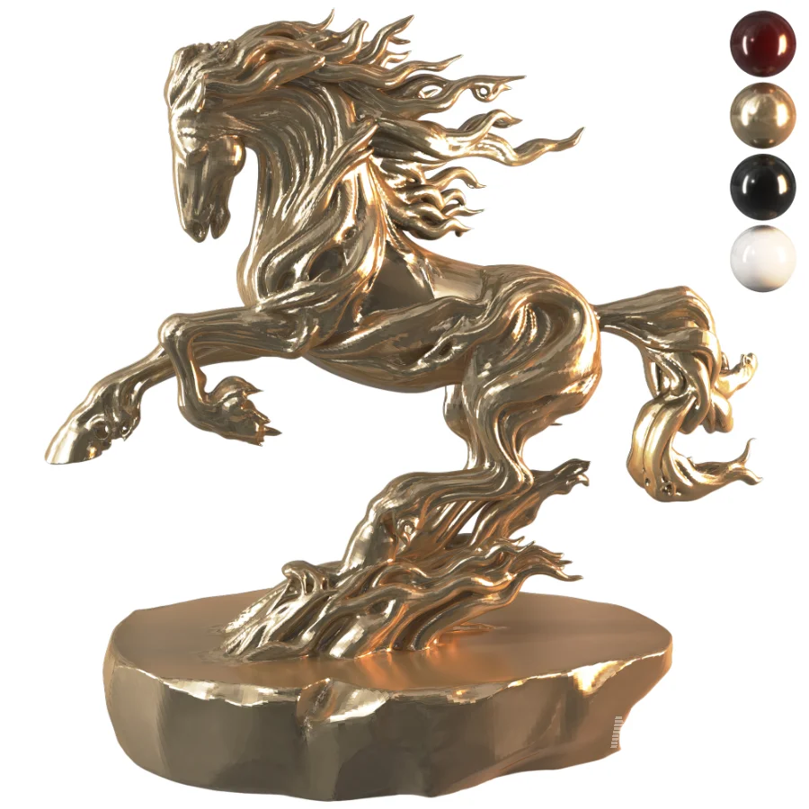 Decorative Horse Statue for Interior - Image 3