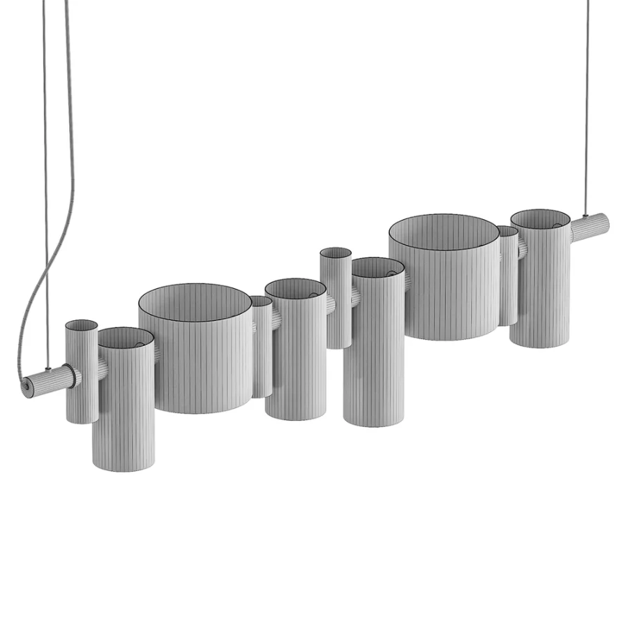 Oluce DANCING GLASS LED Glass Pendant Light - Image 4