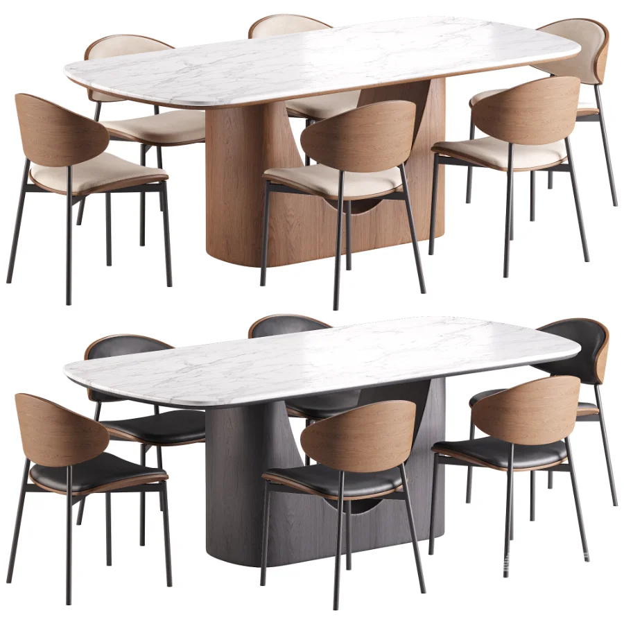 Lars Chair and Arcen Table - Image 1