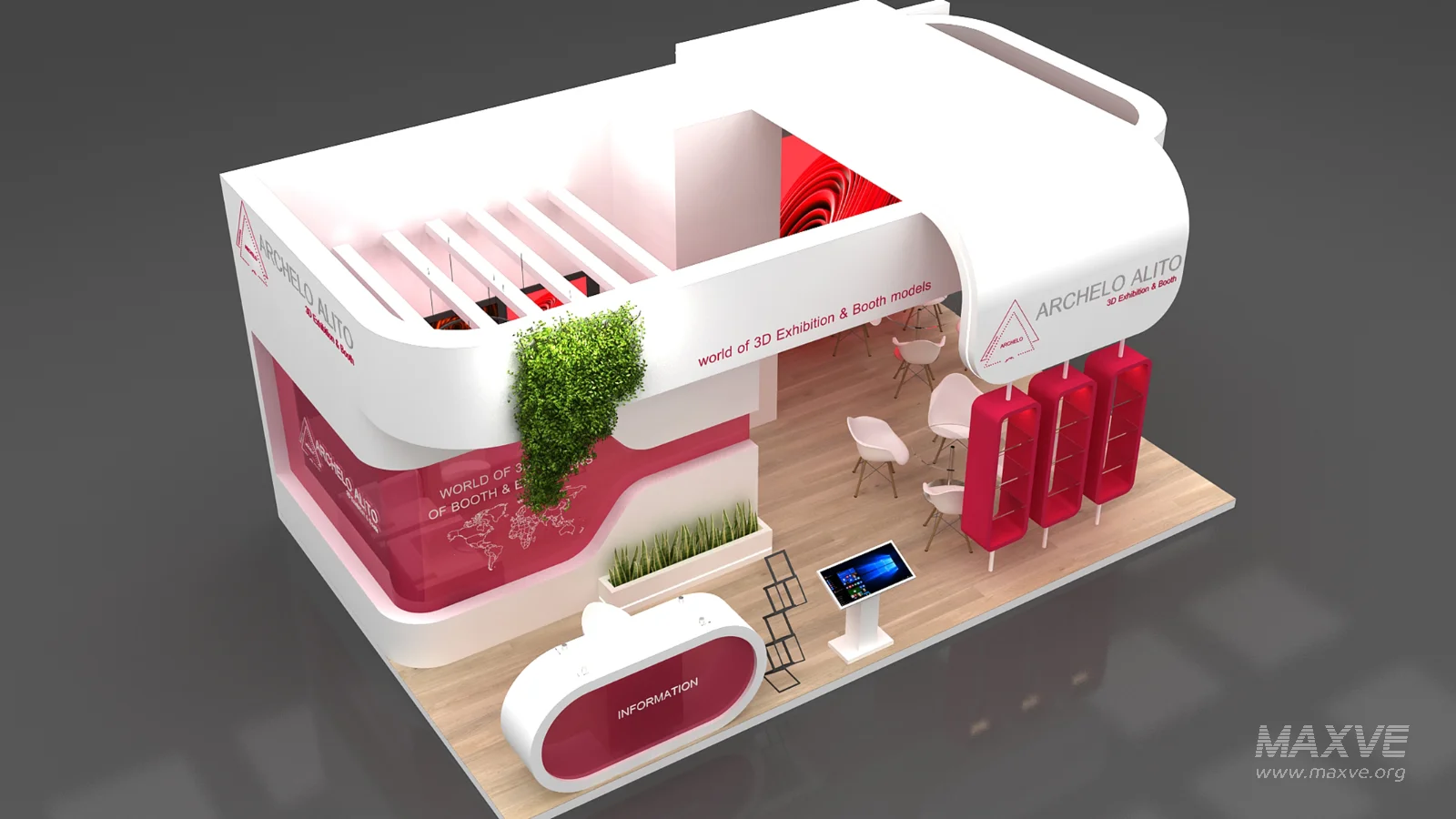 3D Exhibition Booth Model - Image 2