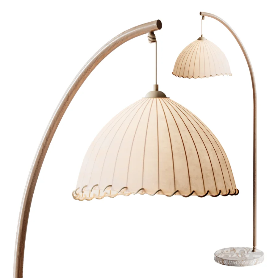 Bamboo Floor lamp - Image 8