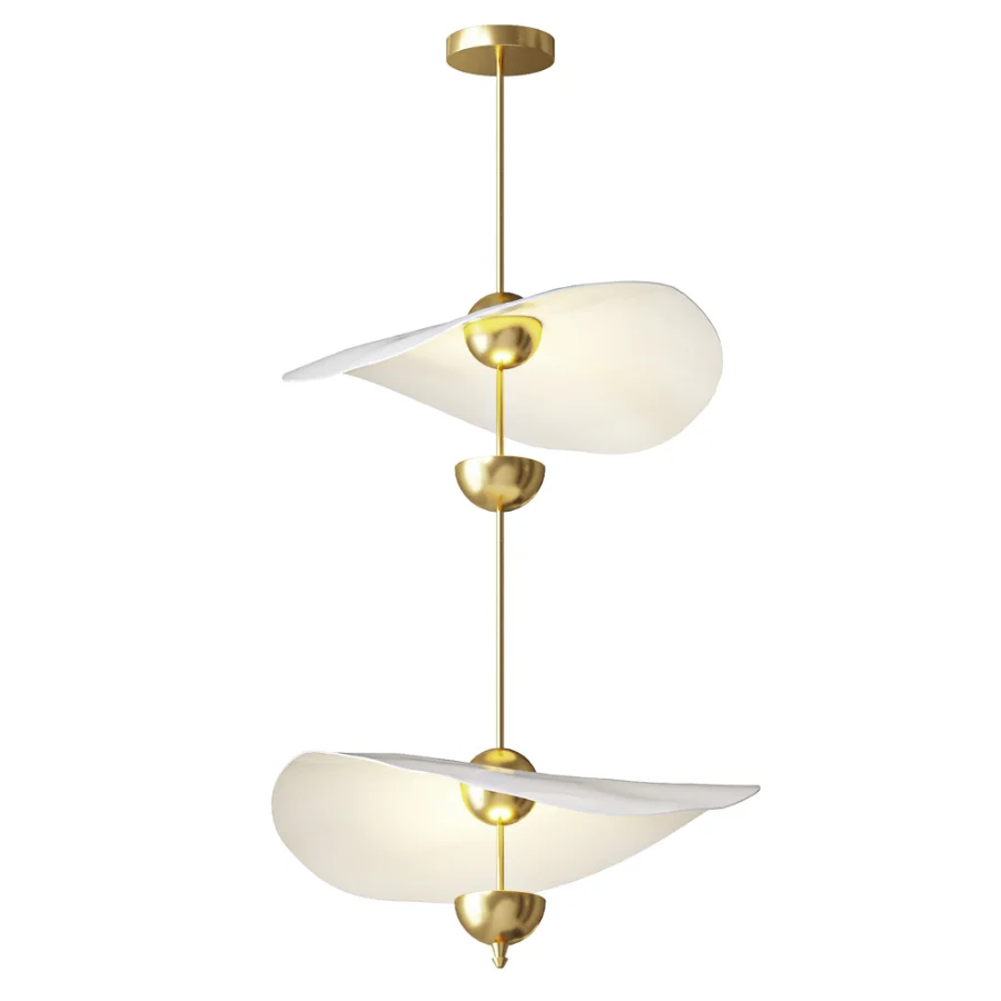 Envolee Double Biscuit Pendant Light - Image 2