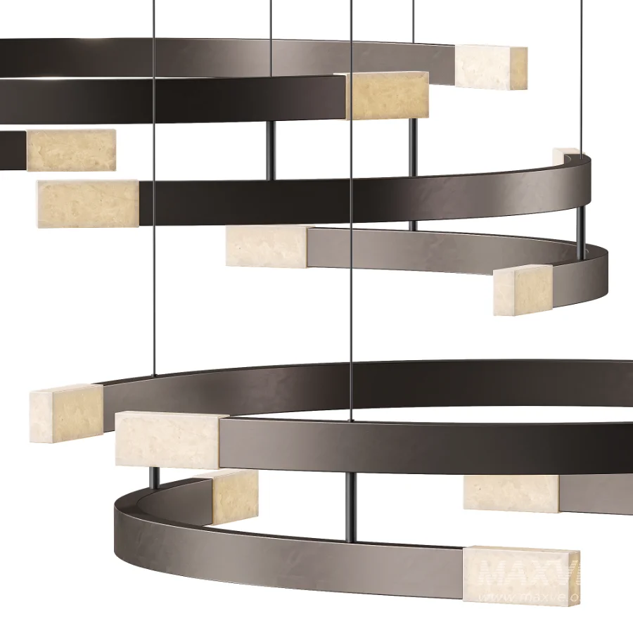 CTO Lighting Trace Circular Chandelier - Image 4