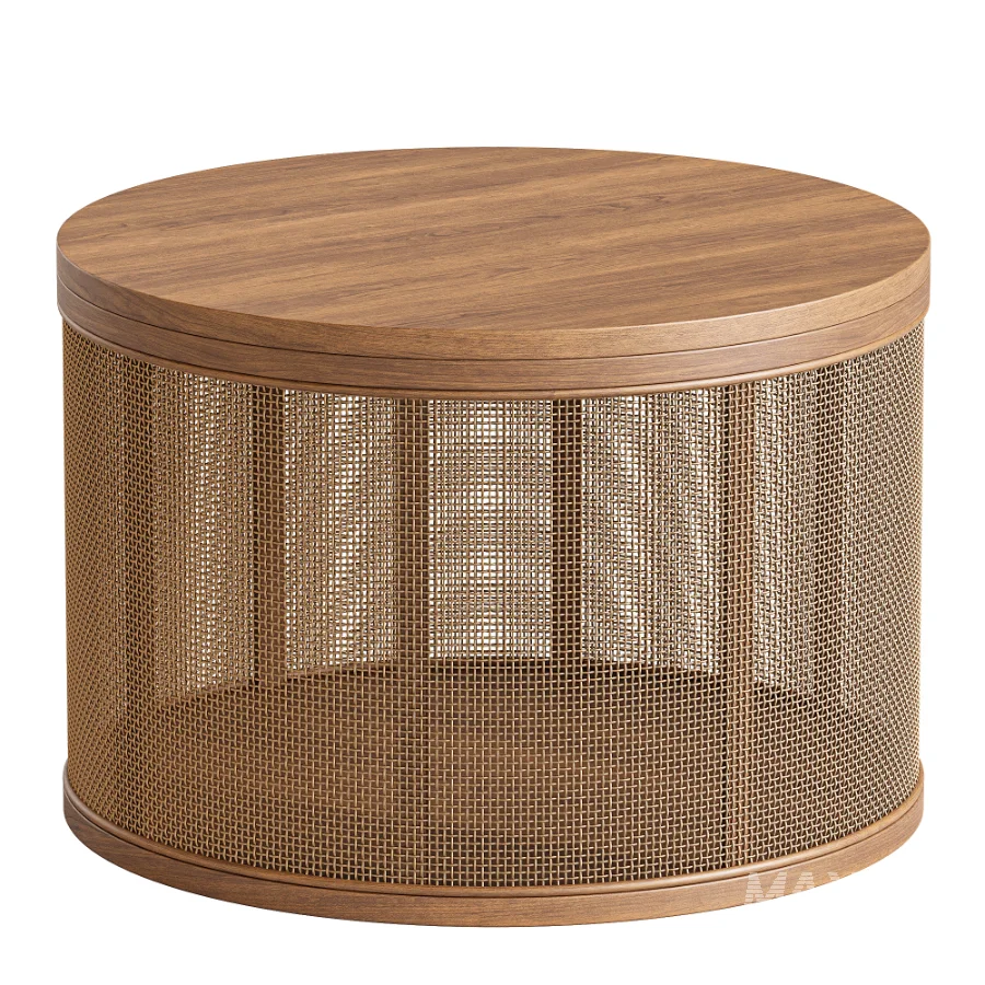Japanese Round Coffee Table - Image 3