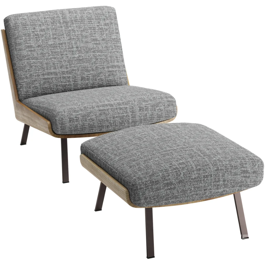 Daiki Outdoor Armchair without Armrest - Image 6