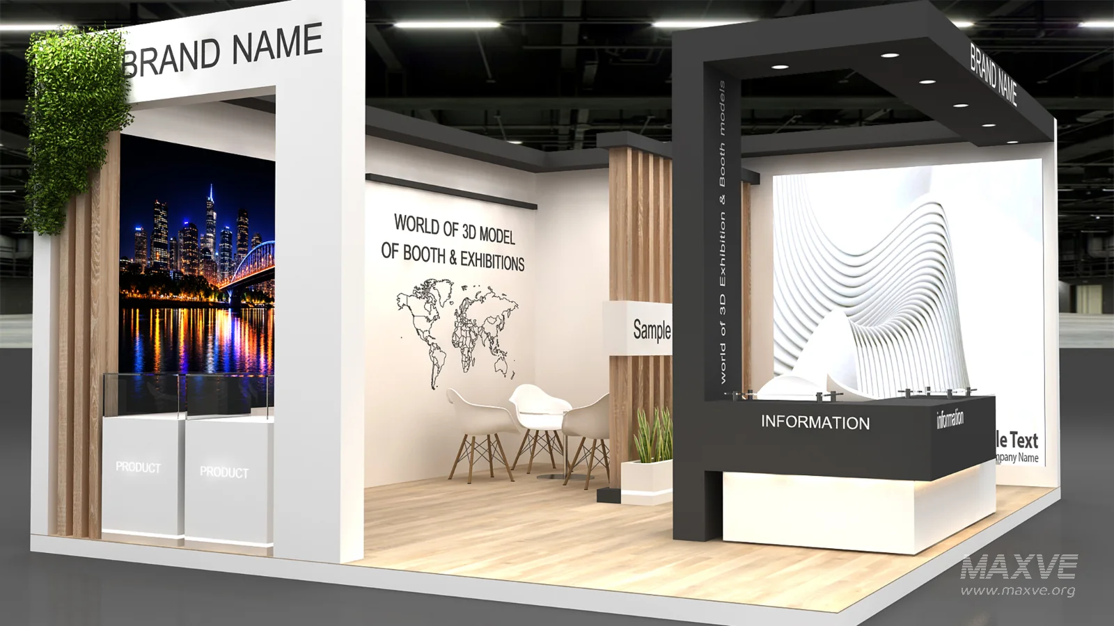 stall 3d model - Image 7