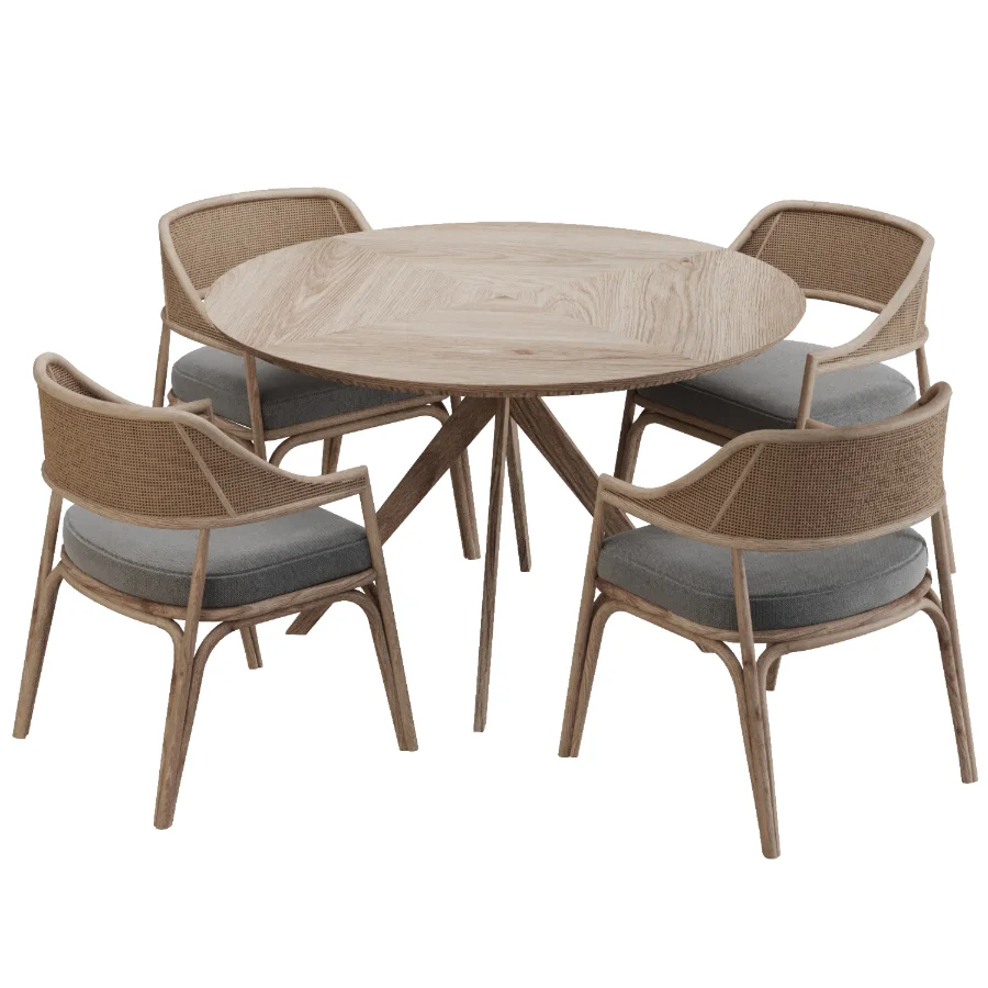 Dinning chair and table337 - Image 3