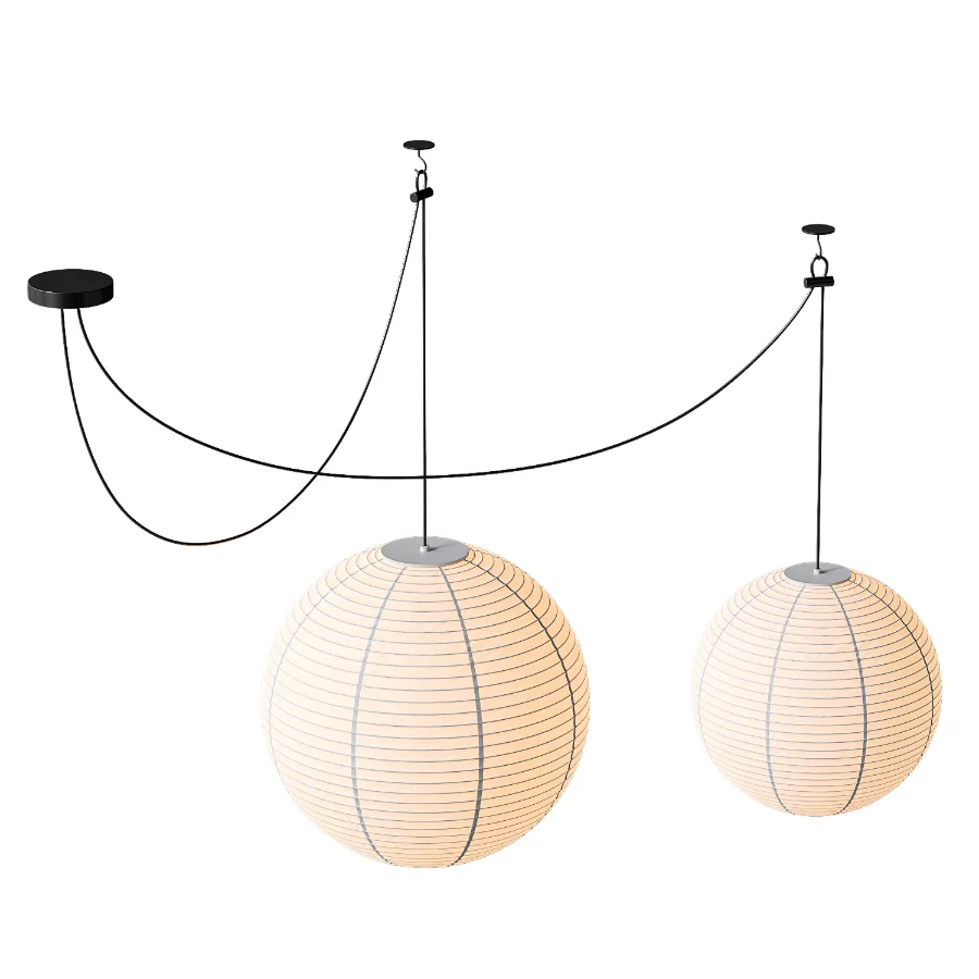 Noguchi Akari Japanese Style Pendant Light - Image 4