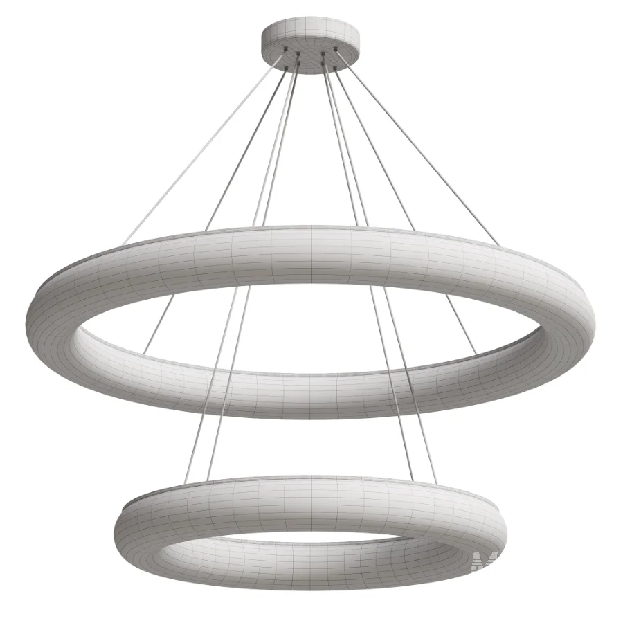 Rh Rivage Lisse Two-Tiered Round Chandelier - Image 2
