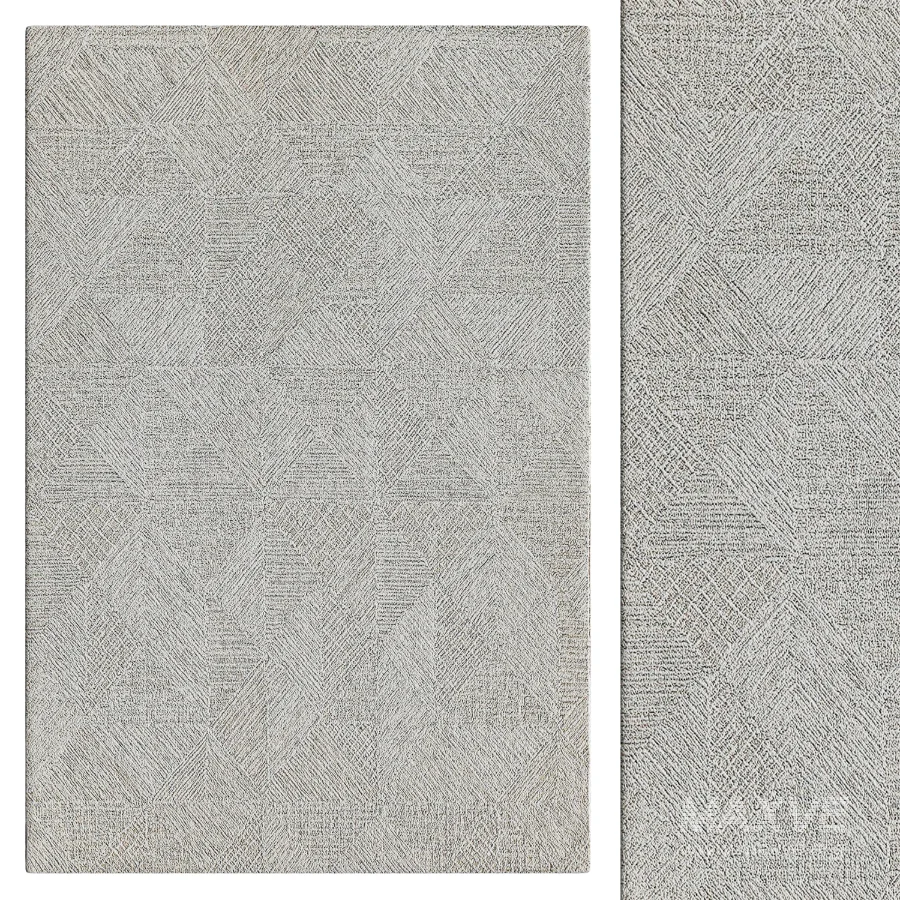 Caprice Wool Geometric Area Rug - Image 1