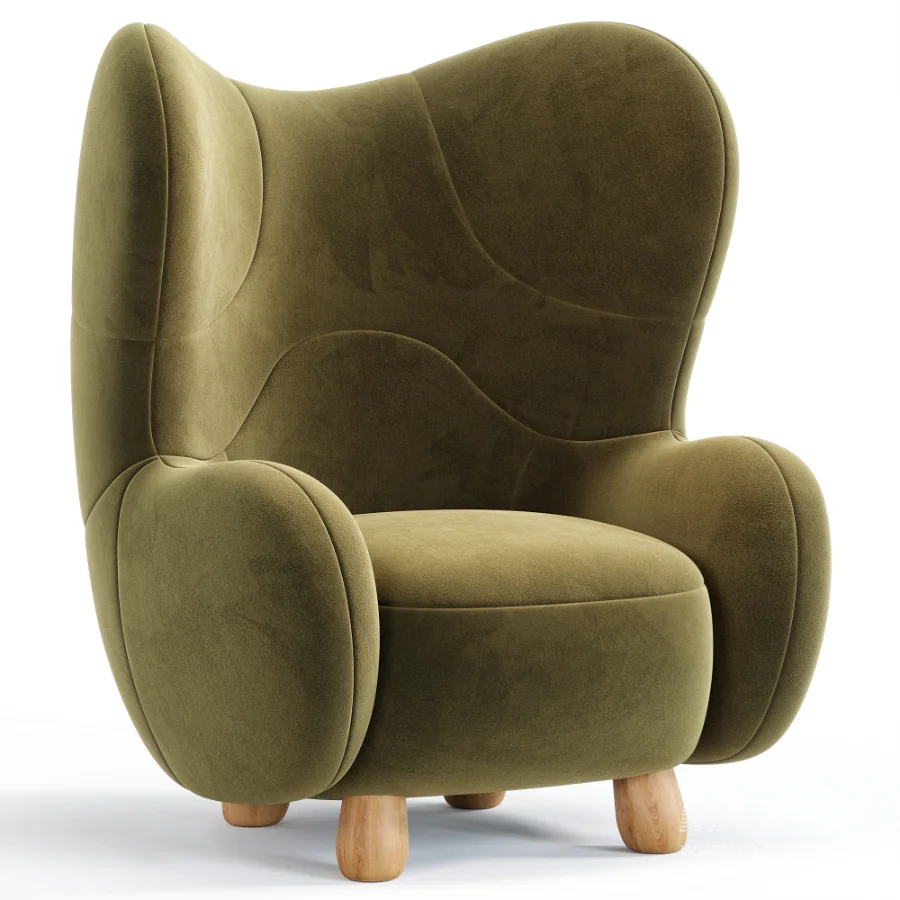 Clifford Armchair By Pierre Yovanovitch - Image 3