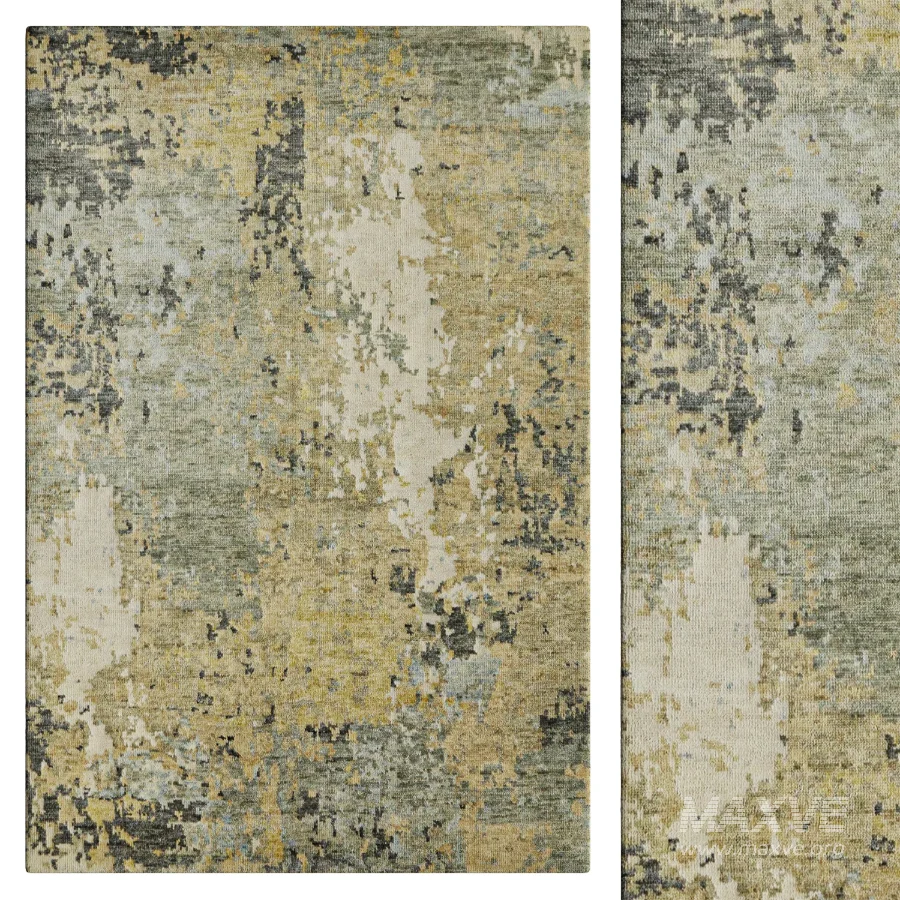 Gaastra Wool Abstract Area Rug in Beige - Image 1