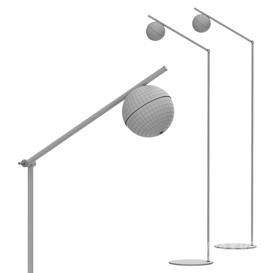Nordlux Contina Metal Globe Floor Lamp - Image 4