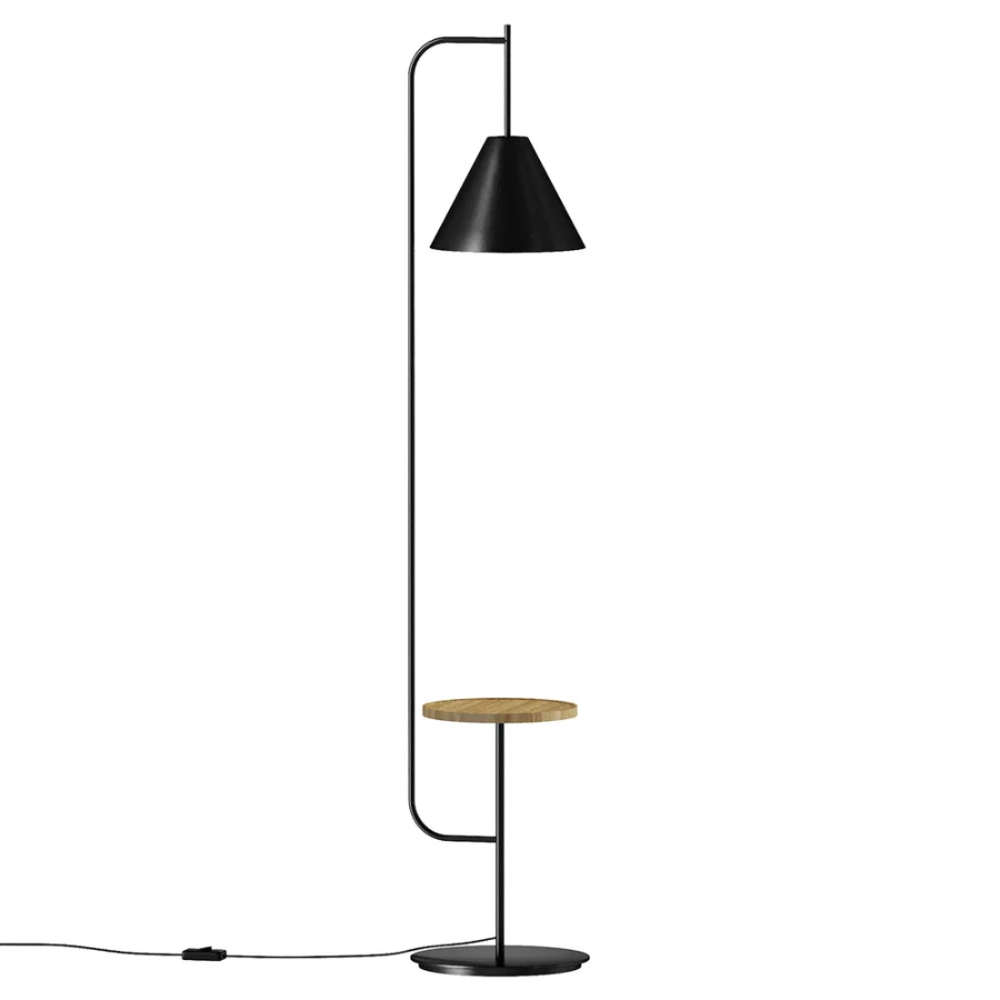 Mugli Oak Floor Lamp - Image 1