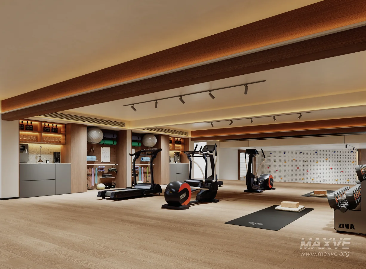 Modern villa basement interior - Image 9