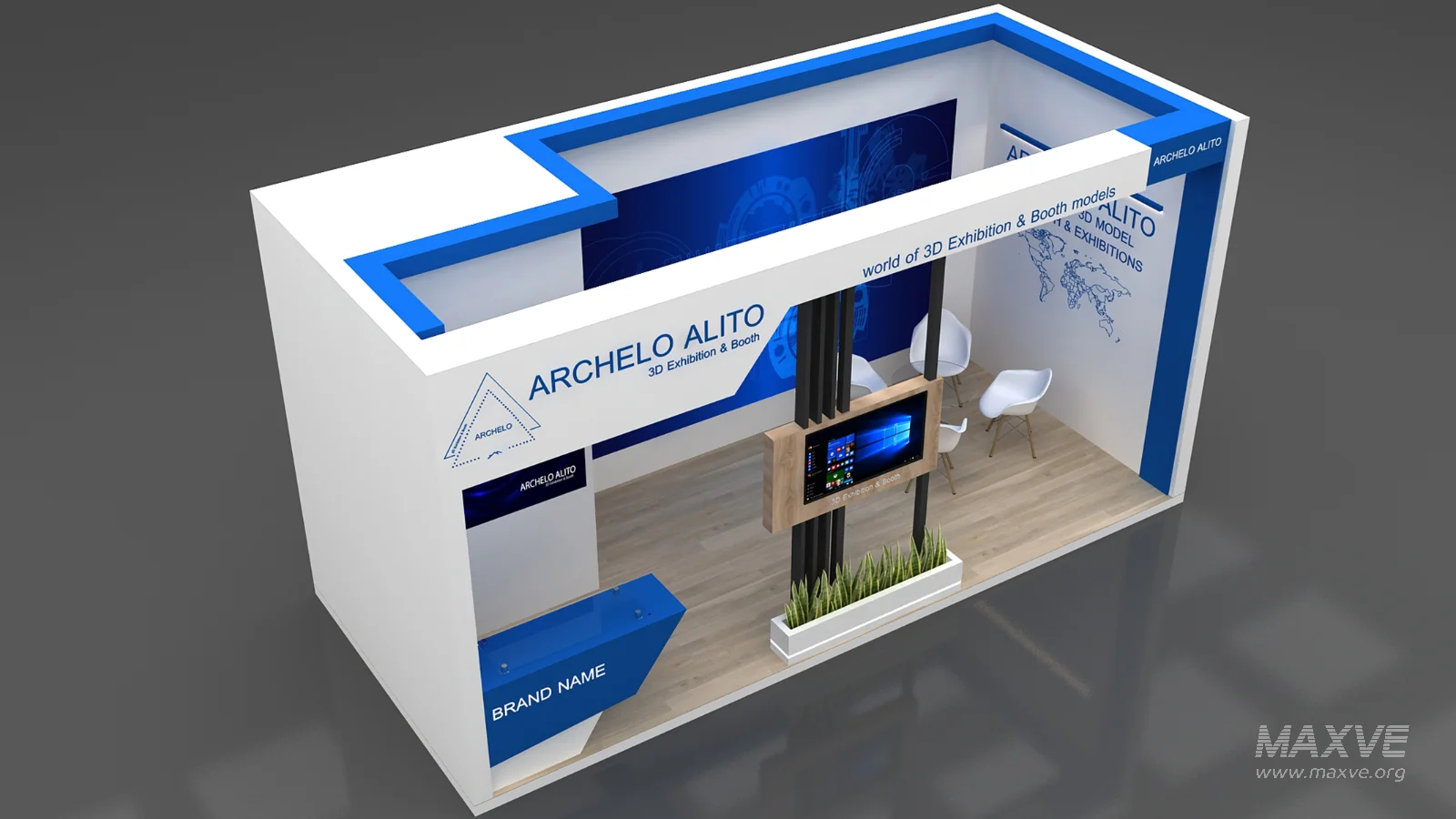 3D Exhibition Booth Model - Image 5