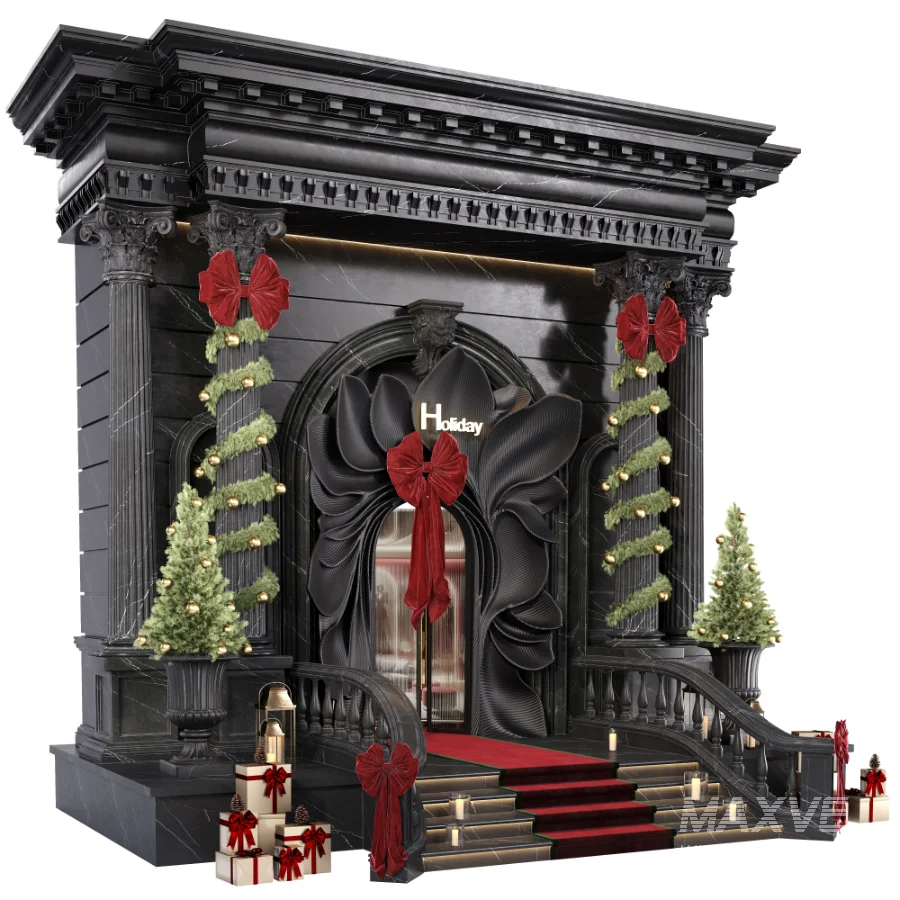 Christmas Entrance Decoration 02 - Image 1