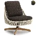 Sendai Cord Outdoor Lounge Armchair - Thumbnail 1