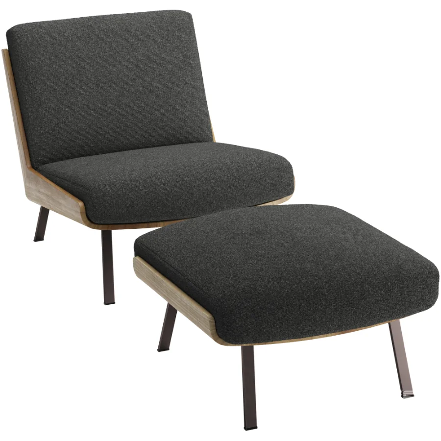 Daiki Outdoor Armchair without Armrest - Image 4