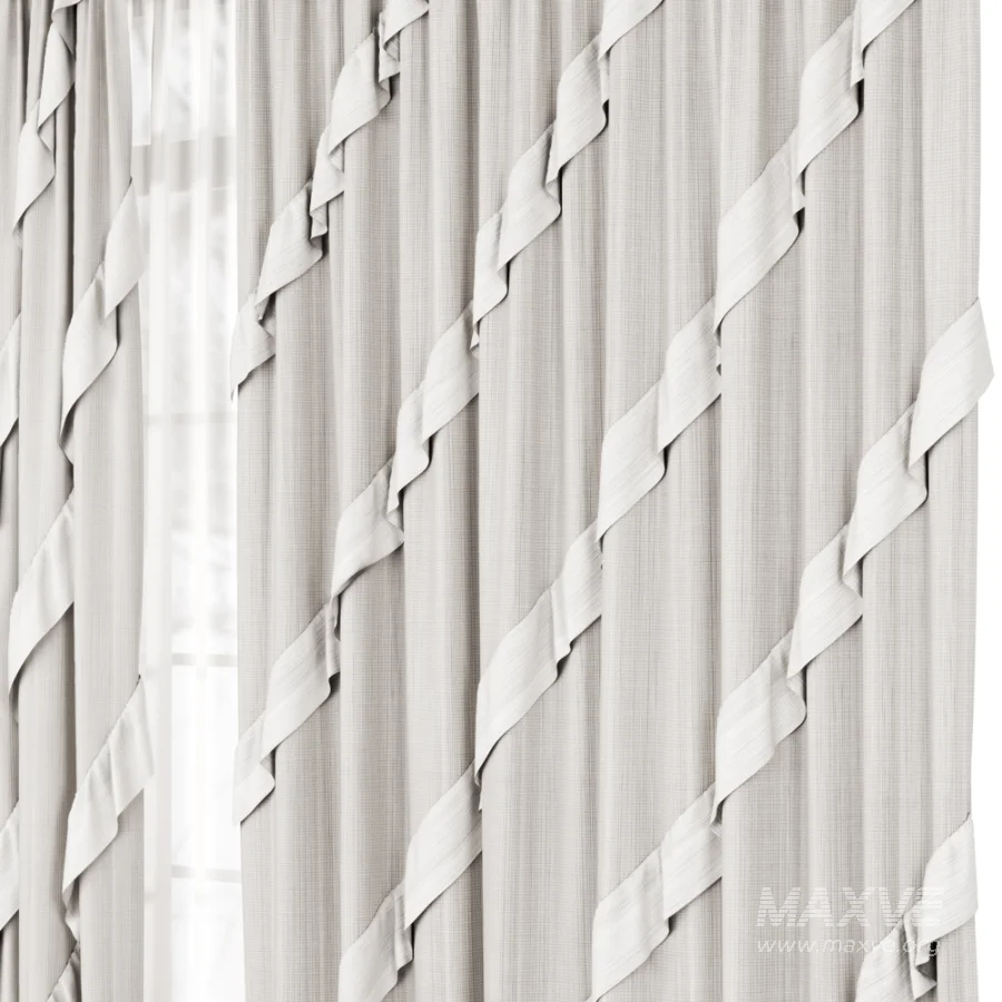 Silk and Cotton-Curtain Set 104 - Image 5