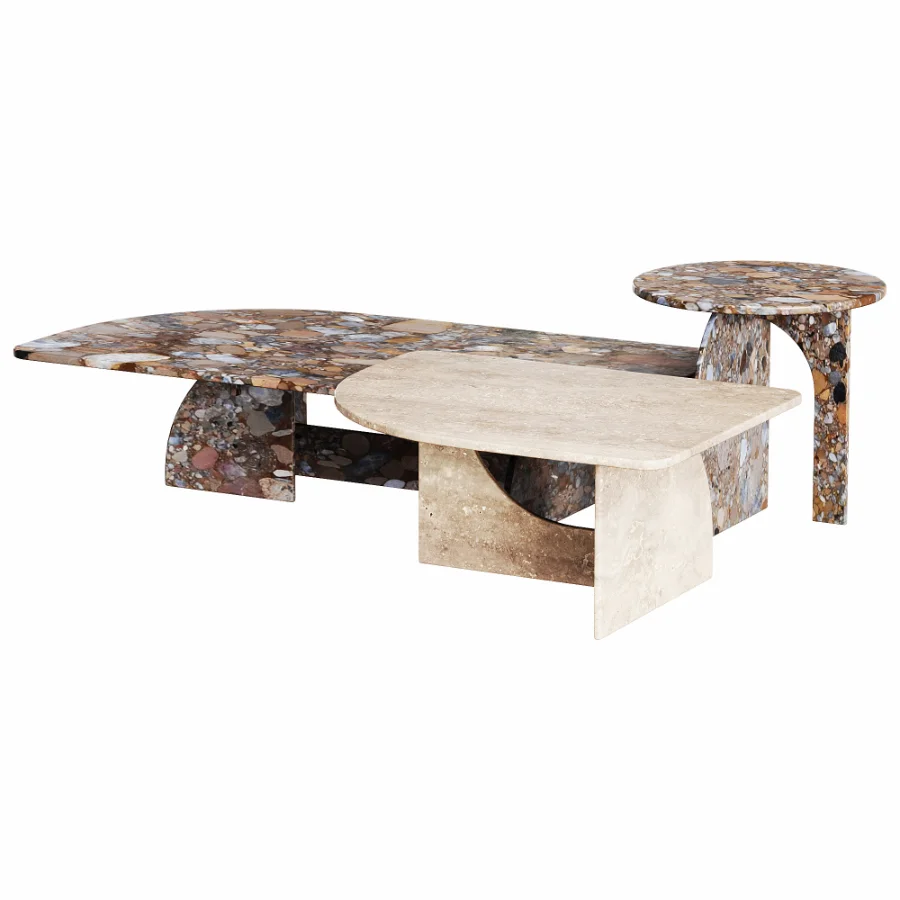 Selce Tavolino pietra coffee table By Gallottiradice - Image 3