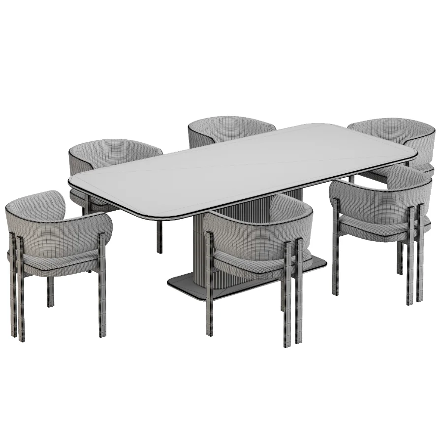 Dinning chair and table338 - Image 6