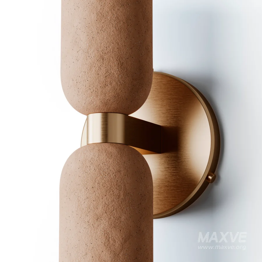 Ceramic Up Down Wall Sconce - Image 6