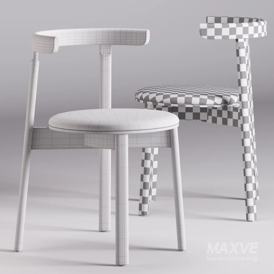 Lunar Wooden Chair - Image 7