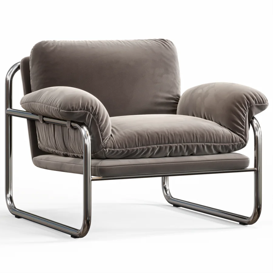 Desmond Leather Armchair By Westelm - Image 1