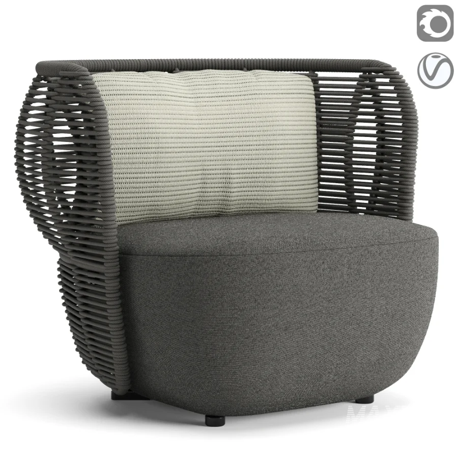 Bay Outdoor Armchair v2 - Image 1