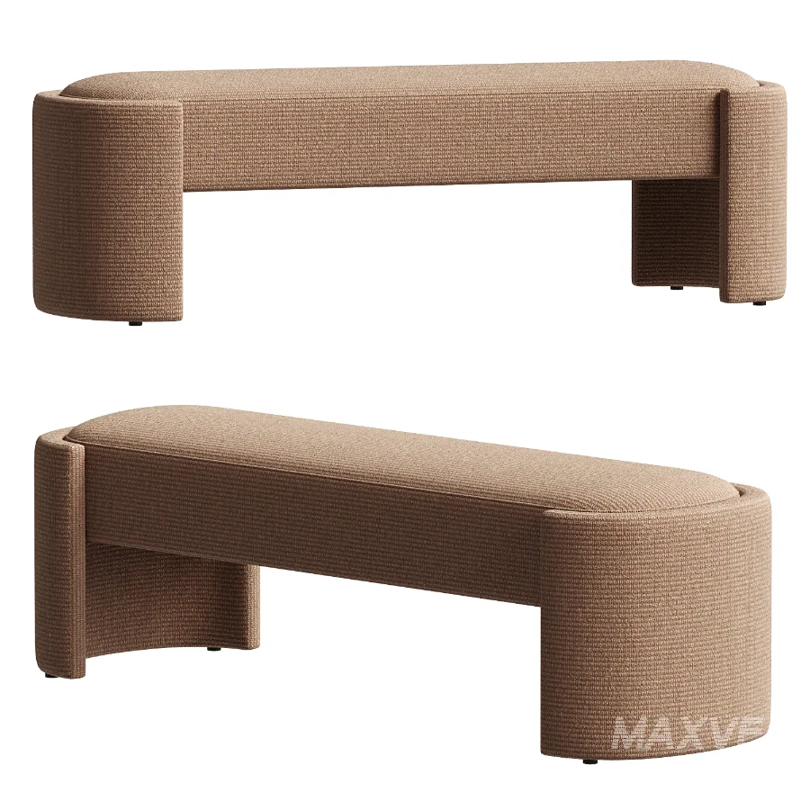 Blaine Sleek And Stylish Long Shaped Bench - Image 3