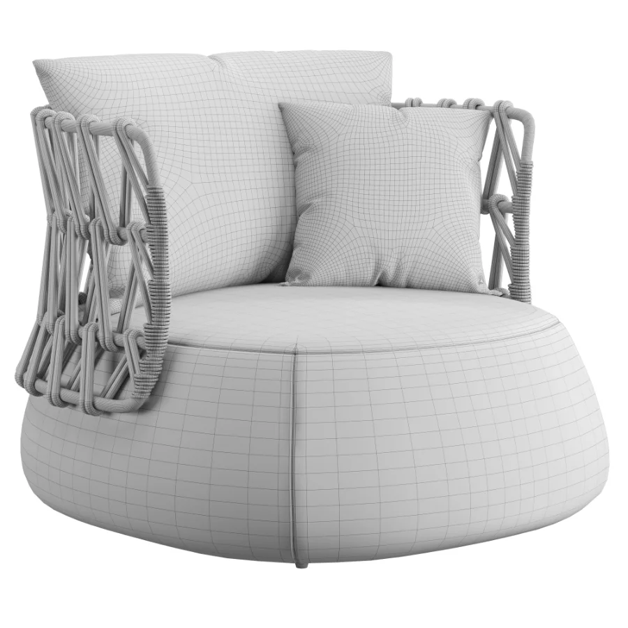 Bay Outdoor Armchair v2 - Image 1