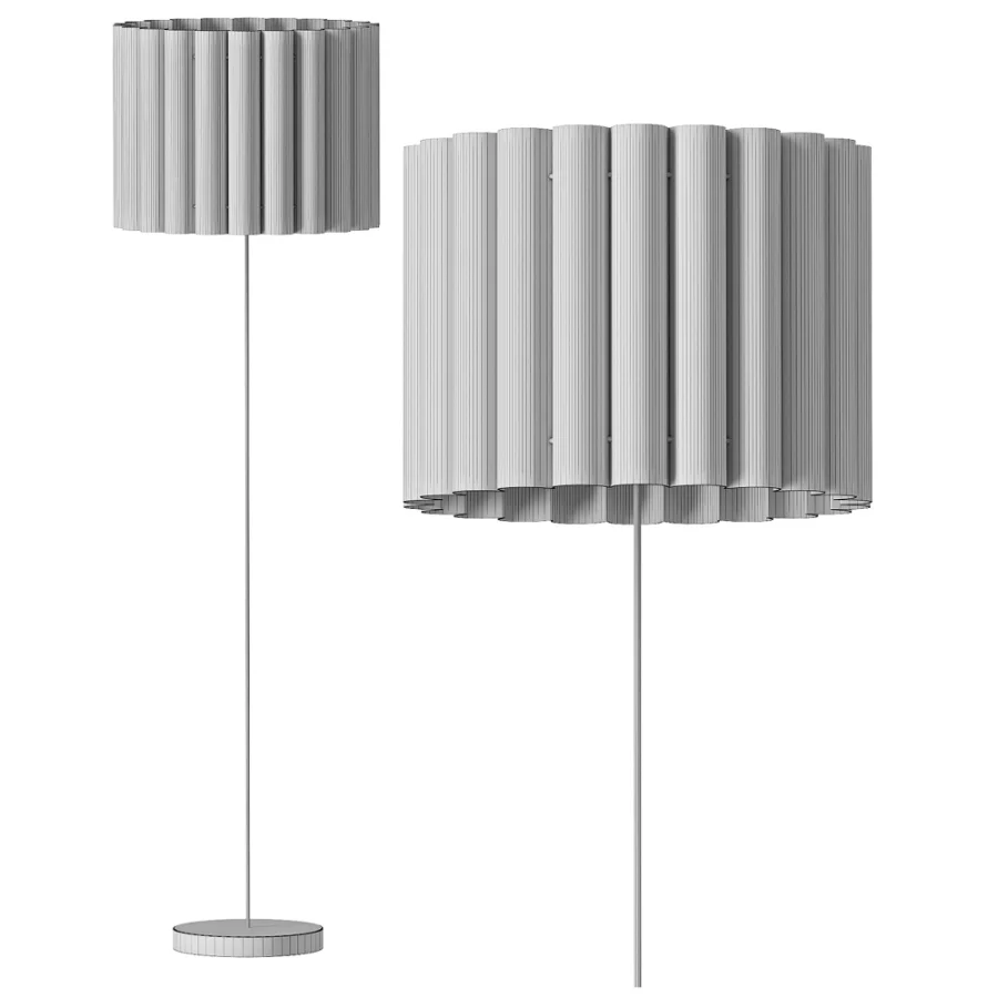 Linen Floor Lamp Lucina - Image 3