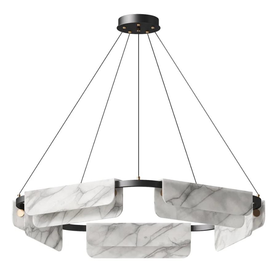 Zazu Alabaster Chandelier - Image 5