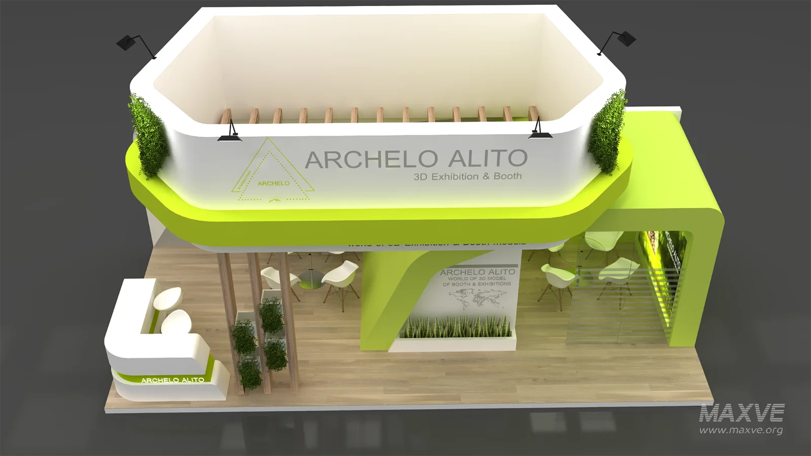 booth 3d model - Image 8