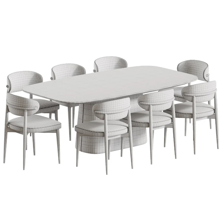 Dining set 03 - Image 7
