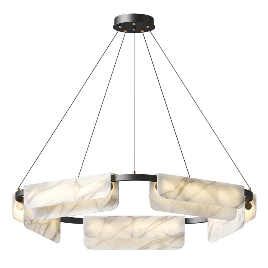 Zazu Alabaster Chandelier - Image 2