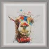 D175 Painting Crowned Giraffe - Thumbnail 4