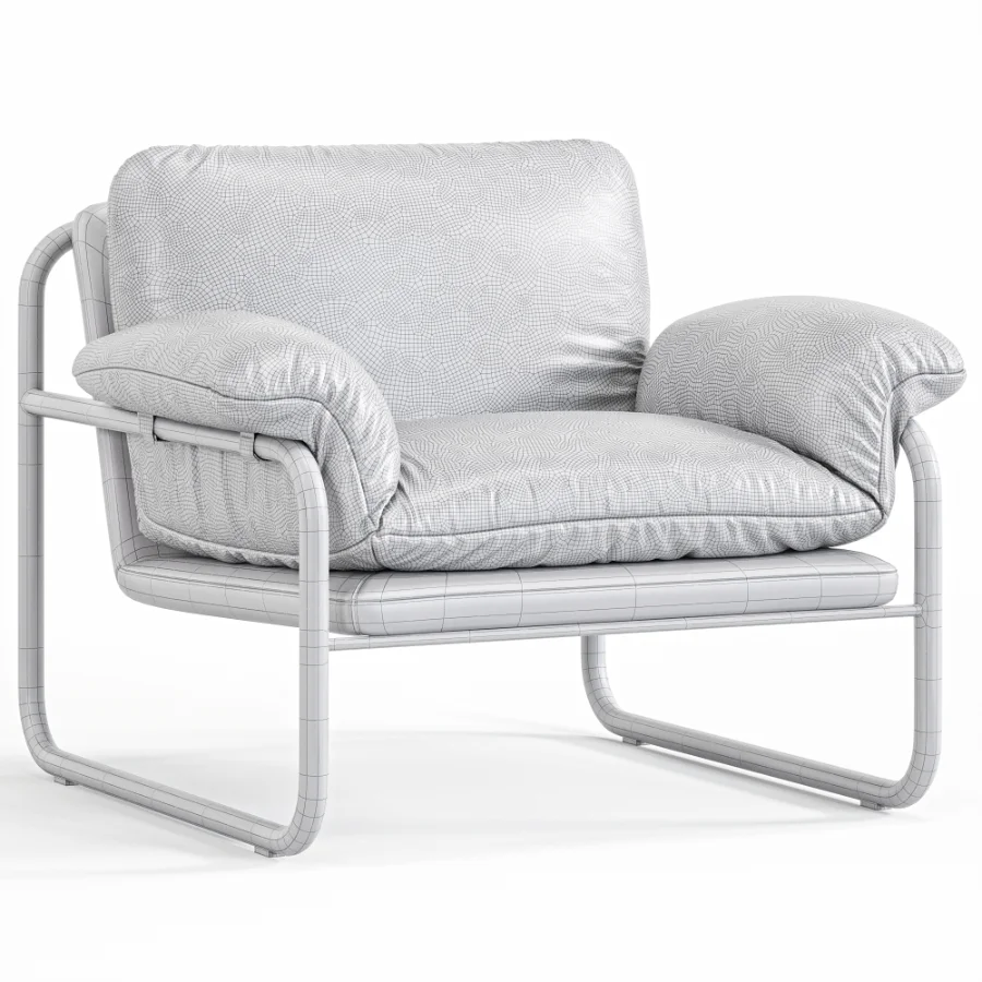 Desmond Leather Armchair By Westelm - Image 6