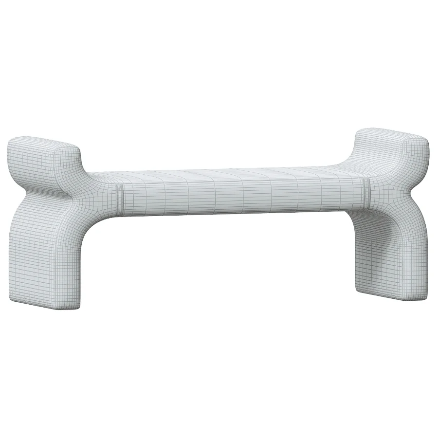 Wrought Studio Cleve Fabric Bench - Image 1