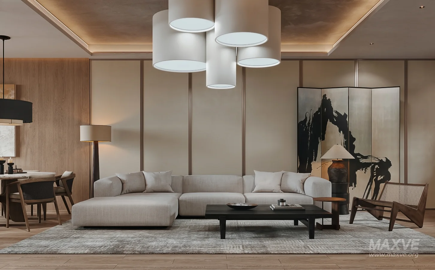 Japanese living and dining room - Image 3