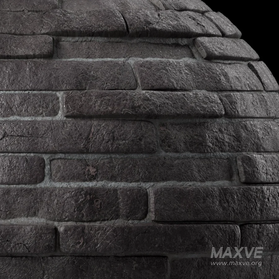 D316 Decorative Slat Stone wall – Sbsar Pbr 4k Seamless - Image 4