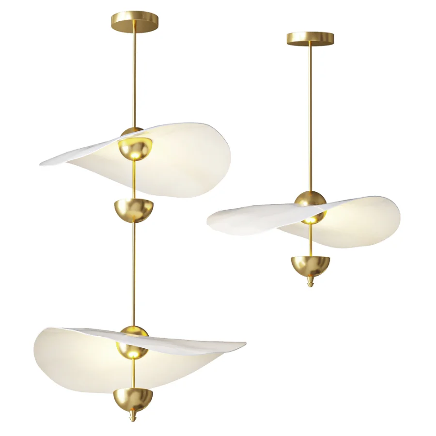 Envolee Double Biscuit Pendant Light - Image 1