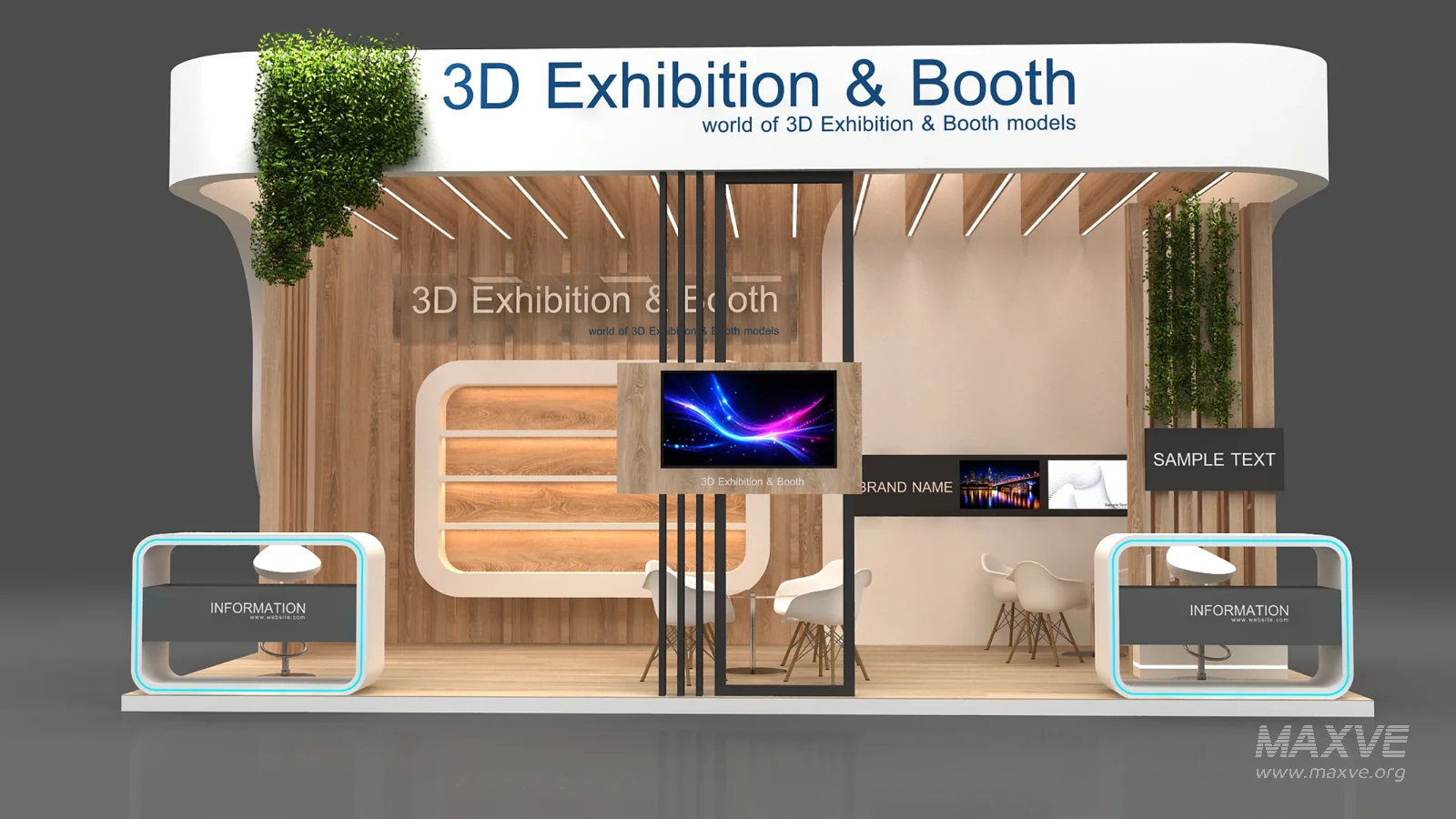 stall booth 3d - Image 8