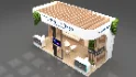 stall booth 3d - Thumbnail 5