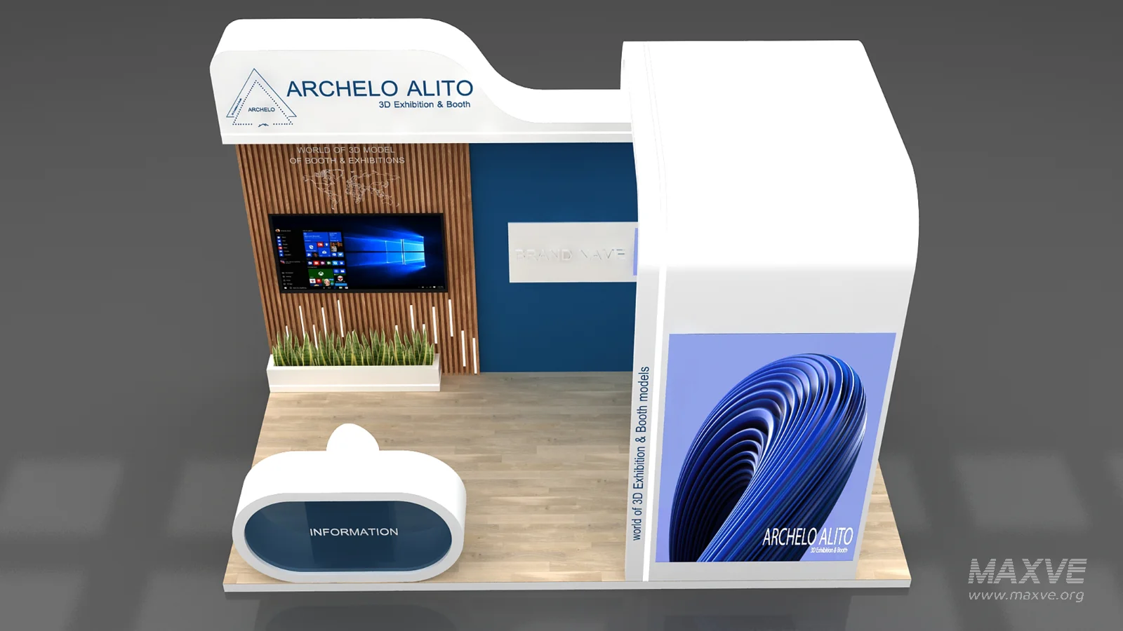 Exhibition Booth 3D Model - Image 3
