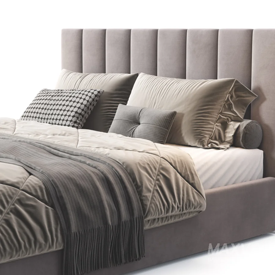 Emmett Channeled Low Profile Bed - Image 5