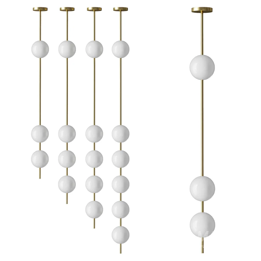 Vertical Balls Pendant Lamp - Image 1