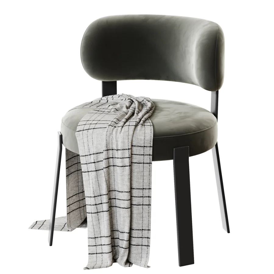 Boucle Dining Chair - Image 4