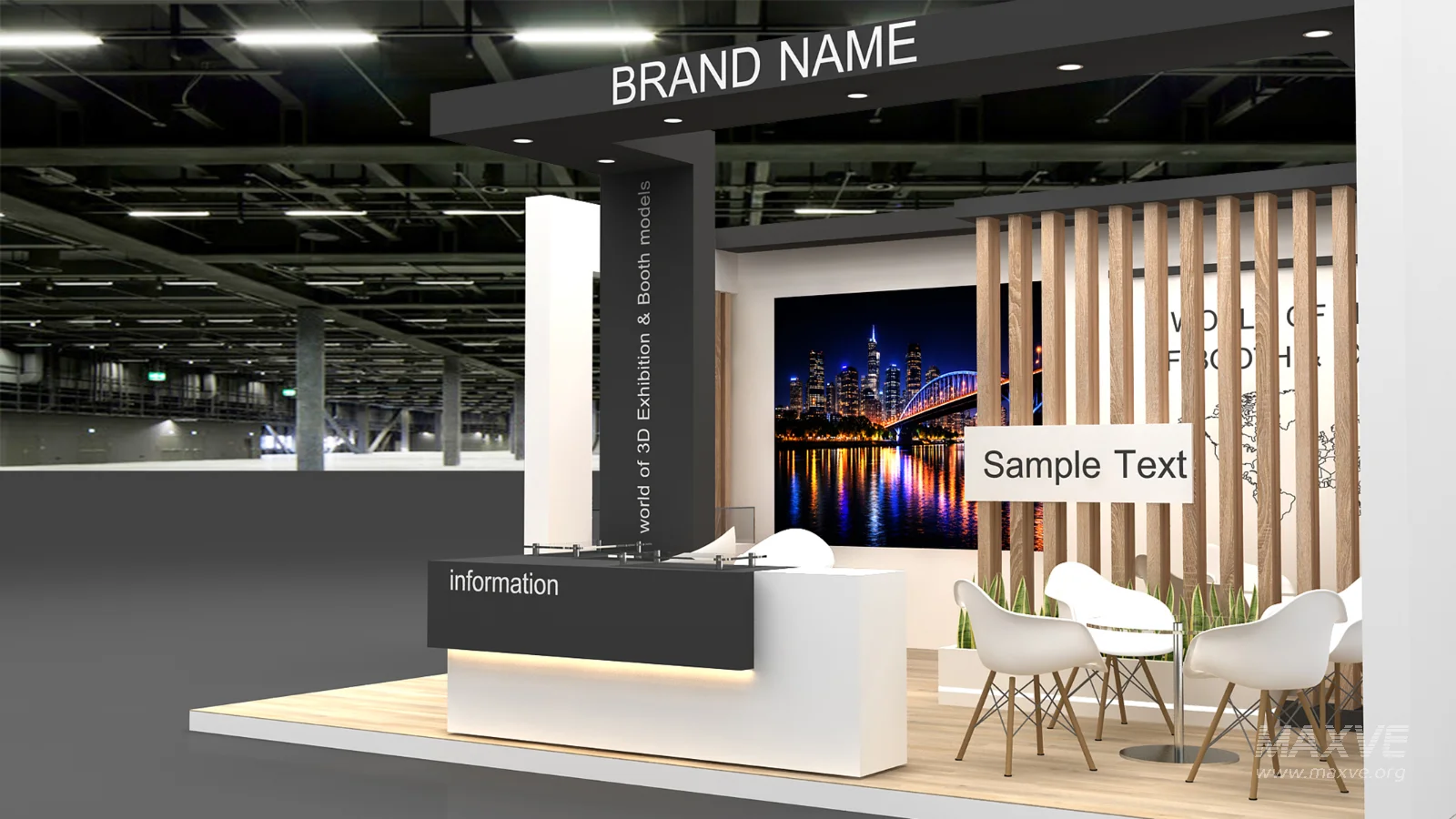 stall 3d model - Image 8